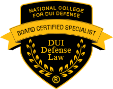 National College For DUI Defense Board Certified Specialist