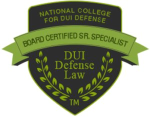 DUI-defense badge